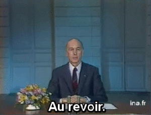 au revoir giscard