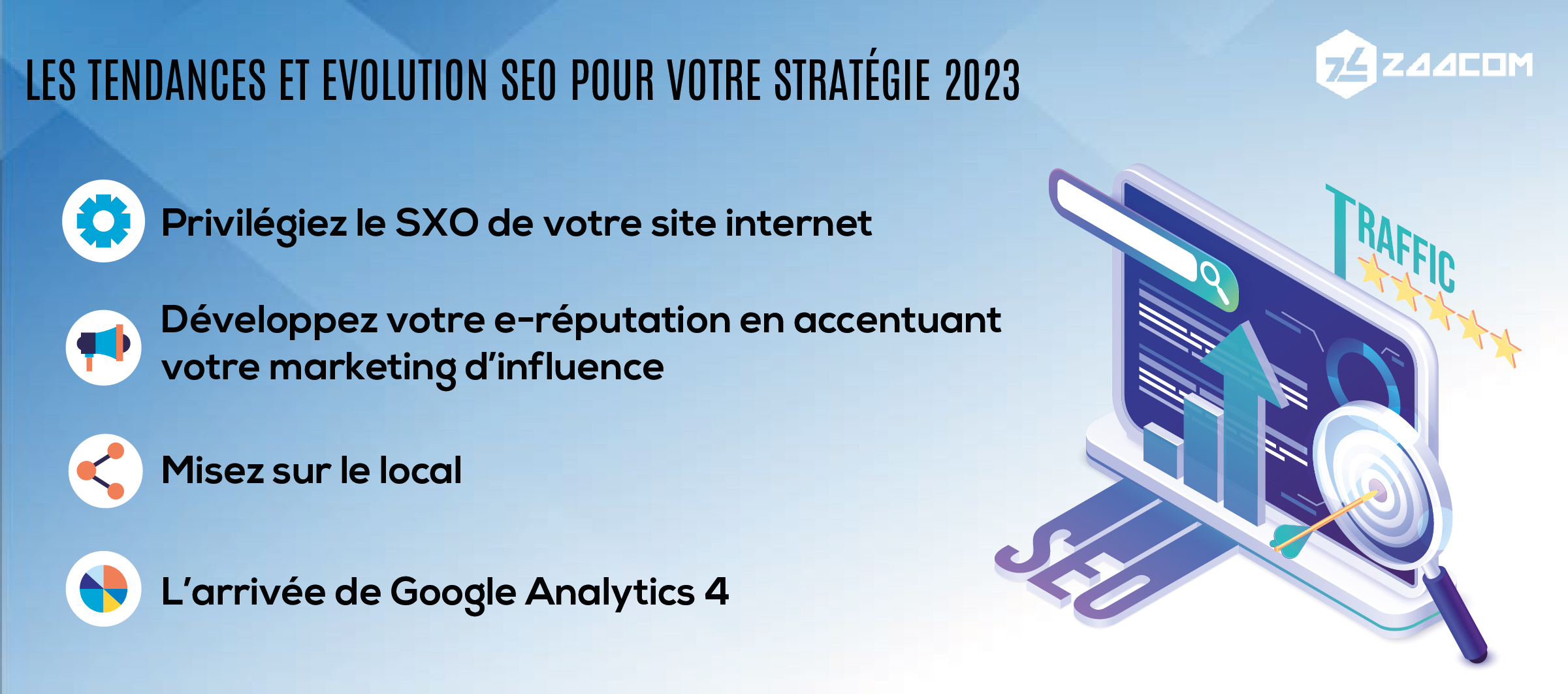 Les tendances et évolutions du SEO en 2023