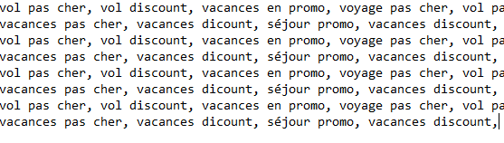 Définition de Spammy