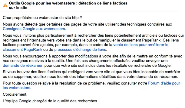 Définition de Système de liens factices